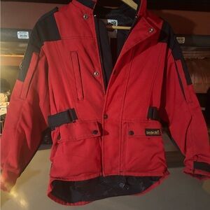 Women’s small Joe Rocket Red and Black padded motorcycle Jacket